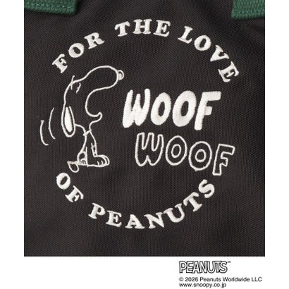 ワンズテラス one'sterrace ◆SNOOPY 刺繍ミニトート バイカラー （ブラック(919)）｜詳細画像