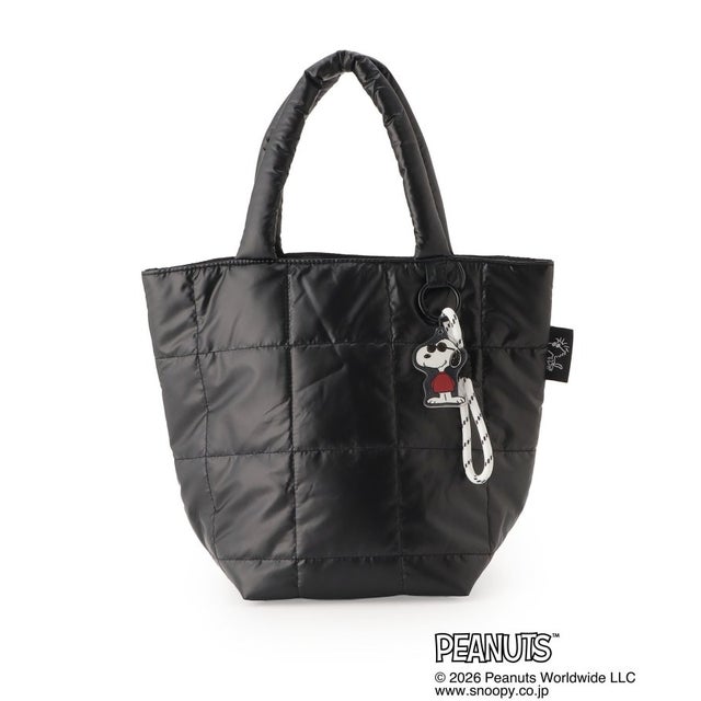 ◆SNOOPY 2WAY形状トートバッグ （ブラック(919)）