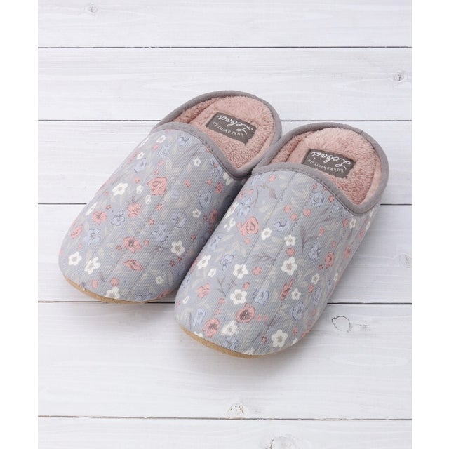 ◆ルボア 花柄スリッパ （ピンク(972)）