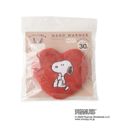 ワンズテラス one'sterrace ◆【あったか】SNOOPY ハンドウォーマー ハート （レッド(962)）｜詳細画像