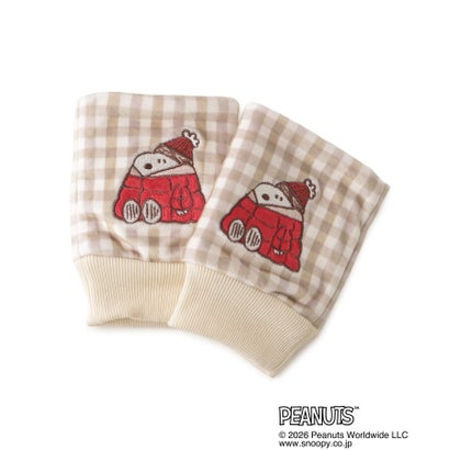 ワンズテラス one'sterrace ◆【あったか】SNOOPY ハンドウォーマー 手袋タイプ （ベージュ(952)）｜詳細画像