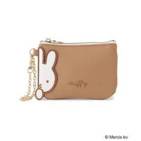 ◆Dick Bruna miffy コインパスケース APPLIQUE （ブラウン(943)）