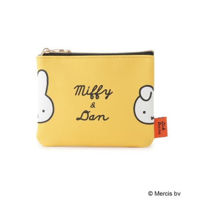 ◆Dick Bruna miffy ミニフラットポーチ ブルーナカラー （オレンジ(967)）｜詳細画像