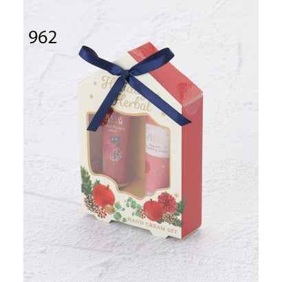 ◆【クリスマス】ホリデーハーバル ハンドクリーム 2P （レッド(962)）｜詳細画像