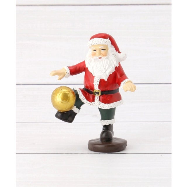 ◆【クリスマス】ポリ サッカーサンタ （レッド(962)）