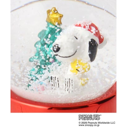ワンズテラス one'sterrace ◆【クリスマス】SNOOPY スノードーム 45cm （レッド(962)）｜詳細画像