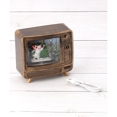 ワンズテラス one'sterrace ◆【クリスマス】バブル LED テレビジョンスノーマン （ブロンズ(908)）｜詳細画像