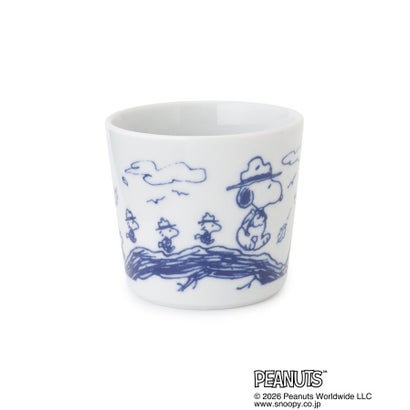 ◆SNOOPY フリーカップ 山歩き 220ml （ネイビー(994)）｜詳細画像