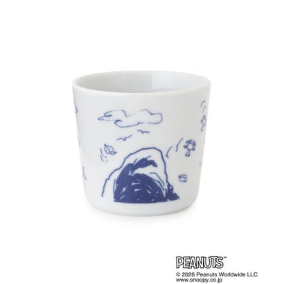 ◆SNOOPY フリーカップ 山歩き 220ml （ネイビー(994)）｜詳細画像