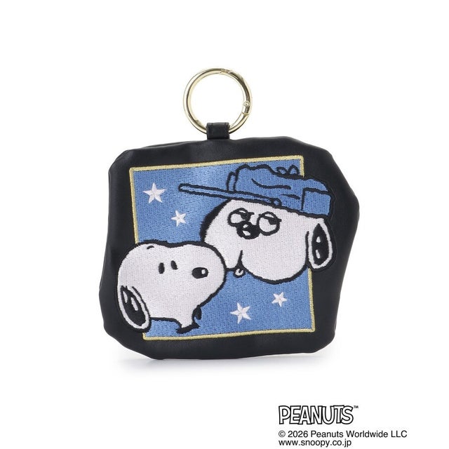 ◆SNOOPY ミニポーチ （ブラック(919)）