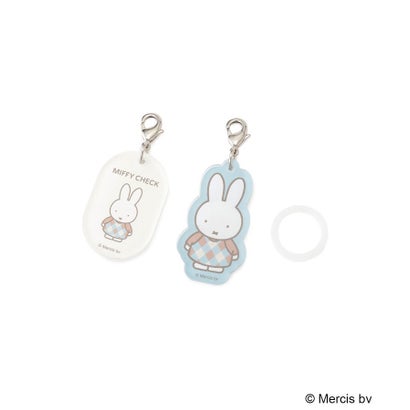 ◆Dick Bruna miffy マーカーチャーム チェック （ブルー(993)）｜詳細画像