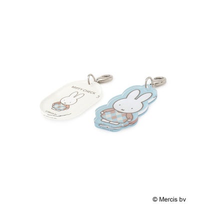 ◆Dick Bruna miffy マーカーチャーム チェック （ブルー(993)）｜詳細画像