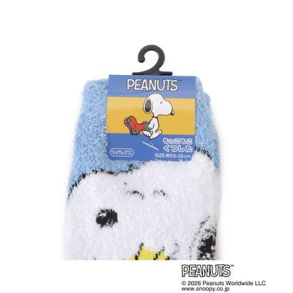 ワンズテラス one'sterrace ◆【あったか】SNOOPY ホームもっこもこ靴下 （ネイビー(994)）｜詳細画像