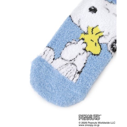 ワンズテラス one'sterrace ◆【あったか】SNOOPY ホームもっこもこ靴下 （ネイビー(994)）｜詳細画像