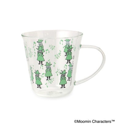 ◆MOOMIN 耐熱ティーカップ 275ml （グリーン(922)）｜詳細画像