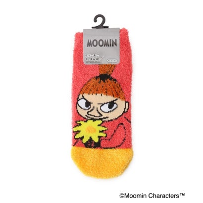 ◆【あったか】MOOMIN ホームもっこもこ靴下 （レッド(962)）｜詳細画像