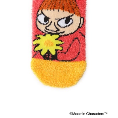 ◆【あったか】MOOMIN ホームもっこもこ靴下 （オレンジ(967)）｜詳細画像
