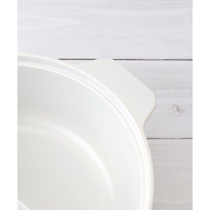 ワンズテラス one'sterrace ◆セラフィーノ IH対応ガラス蓋付二食鍋 24cm （ホワイト(901)）｜詳細画像