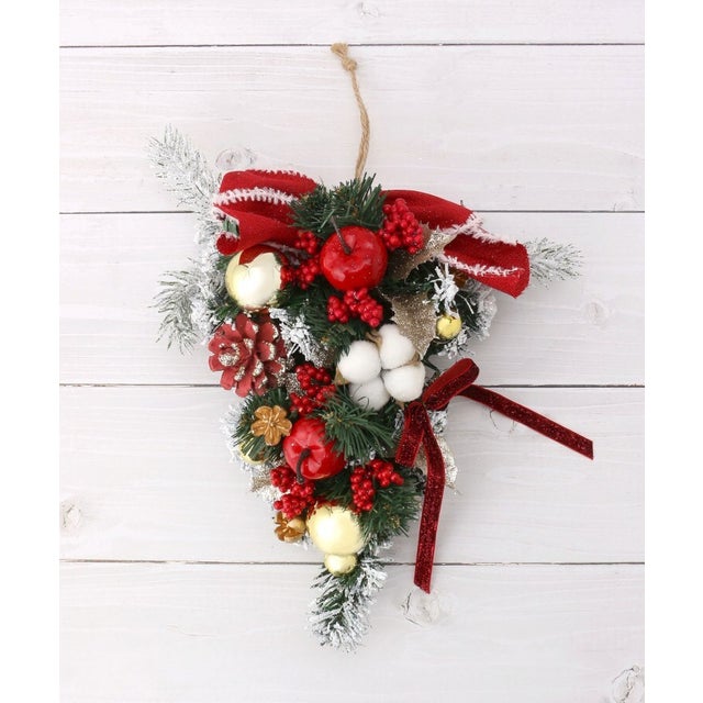 ◆【クリスマス】MKK スワッグ （レッド(962)）