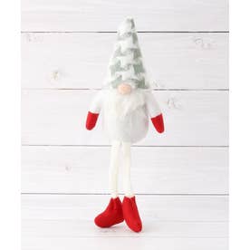 ◆【クリスマス】ファブリック サンタスタンド （ホワイト(901)）