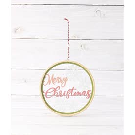◆【クリスマス】ウッド メタルクリスマスオーナメント （オリーブグリーン(926)）