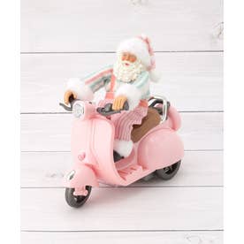 ◆【クリスマス】ミュージカル ムービングサンタバイク （ピンク(972)）