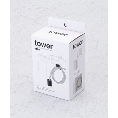 tower タワー マグネット洗濯ホースフック&T （ホワイト(901)）｜詳細画像