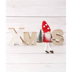 ◆【クリスマス】ウッド XMASスタンド （レッド(962)）