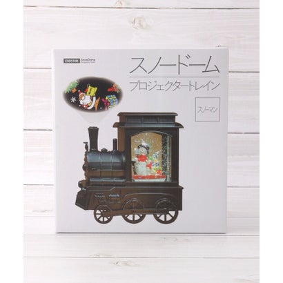 ワンズテラス one'sterrace ◆【クリスマス】スノードーム トレイン スノーマン （グレー(912)）｜詳細画像