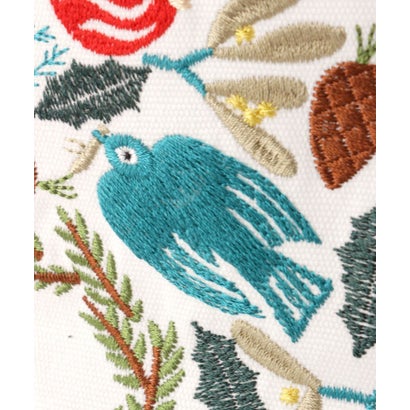 ◆【クリスマス】松尾ミユキ 刺繍タペストリー （アイボリー(904)）｜詳細画像