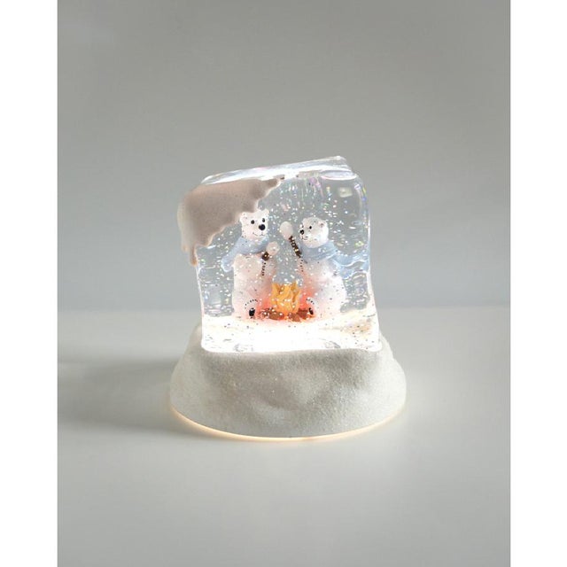 ◆【クリスマス】リキッドLED シロクマキューブ （ホワイト(901)）