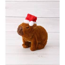 ◆【クリスマス】カピバラ サンタ （ブラウン(943)）