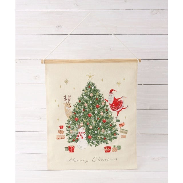 ◆【クリスマス】GH 刺繍タペストリー （アイボリー(904)）