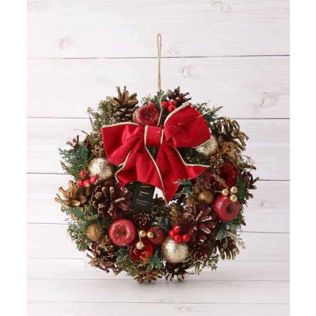 ◆【クリスマス】GH クリスマスリース （レッド(962)）