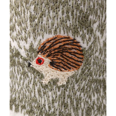 ◆【クリスマス】松尾ミユキ 刺繍ツリー （アイボリー(904)）｜詳細画像
