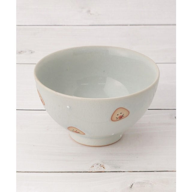 ◆おにぎりさん 撥水飯碗 180ml （レッド(962)）