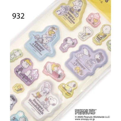 ◆SNOOPY カプセル&ラメシール （イエロー(932)）｜詳細画像