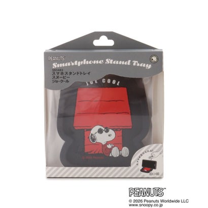 ◆SNOOPY スマホスタンドトレイ （ブラック(919)）｜詳細画像