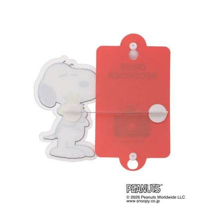 ◆SNOOPY スイングカーサイン ドラレコ （レッド(962)）｜詳細画像