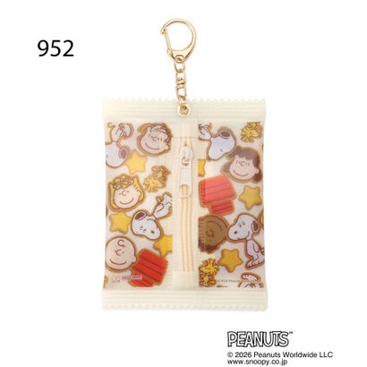 ◆SNOOPY シール入りミニポーチ （ピンク(972)）｜詳細画像