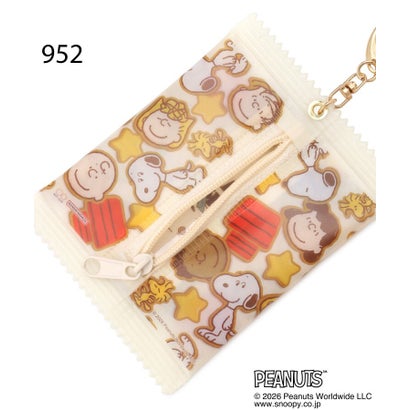 ◆SNOOPY シール入りミニポーチ （ピンク(972)）｜詳細画像