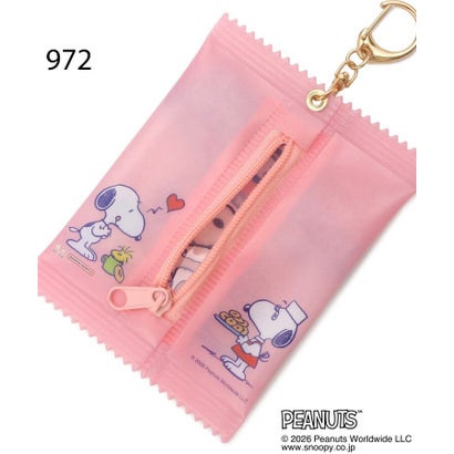 ◆SNOOPY シール入りミニポーチ （ベージュ(952)）｜詳細画像