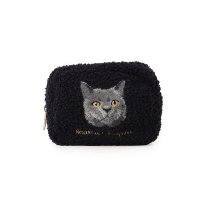 ◆SE e.e.p.ボア刺繍ポーチ 26AW （オフホワイト(903)）｜詳細画像