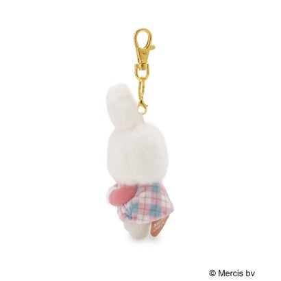 ◆Dick Bruna miffy ちょっこりさんキーチャーム （ブルー(993)）｜詳細画像