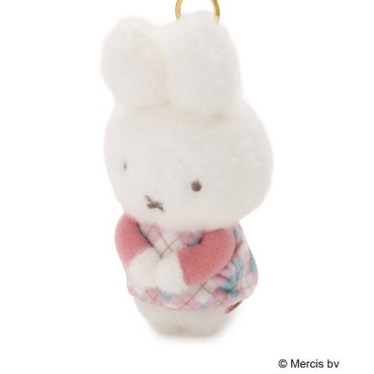 ◆Dick Bruna miffy ちょっこりさんキーチャーム （ブルー(993)）｜詳細画像
