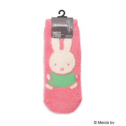 ◆【あったか】Dick Bruna miffy ホームもっこもこ靴下 （ピンク(972)）｜詳細画像
