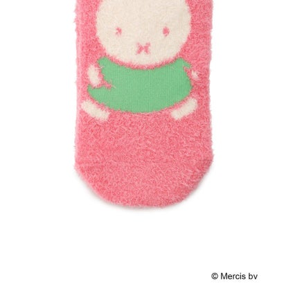 ◆【あったか】Dick Bruna miffy ホームもっこもこ靴下 （ピンク(972)）｜詳細画像