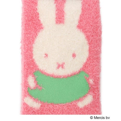 ◆【あったか】Dick Bruna miffy ホームもっこもこ靴下 （ピンク(972)）｜詳細画像