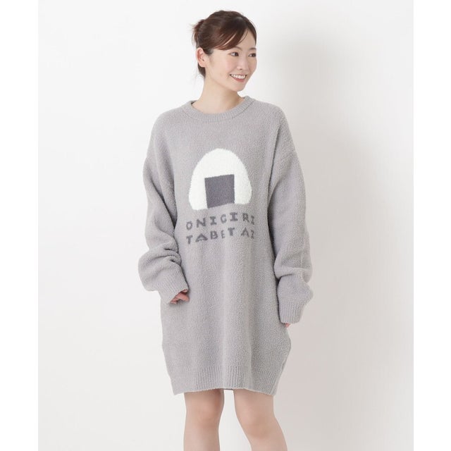 ◆【あったか】ヤミーニット ルームワンピース （グレー(912)）