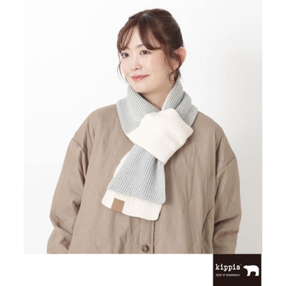 ワンズテラス one'sterrace ◆【あったか】Kippis キッピス もちもちニット差し込みマフラー （オフホワイト(903)）｜詳細画像